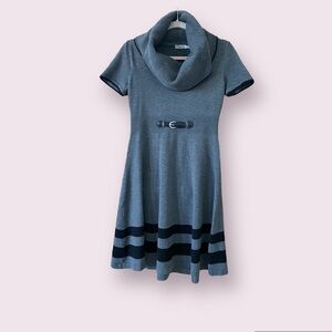 Eliza J Casual Knitted Ribbed Dress